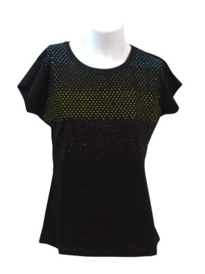 Black Cotton Tshirt
