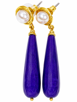 Royal Blue Drop earring