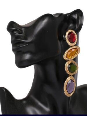 Bohemian Statement Tiered Earrings